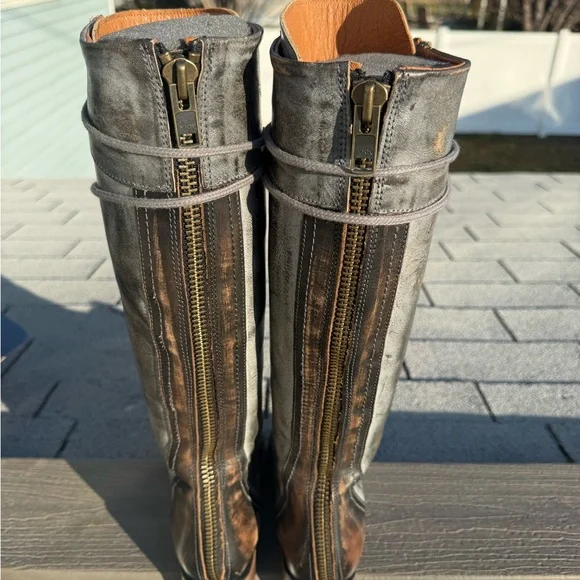 Freebird Gray Lace-Up Boots - Picture 8 of 11